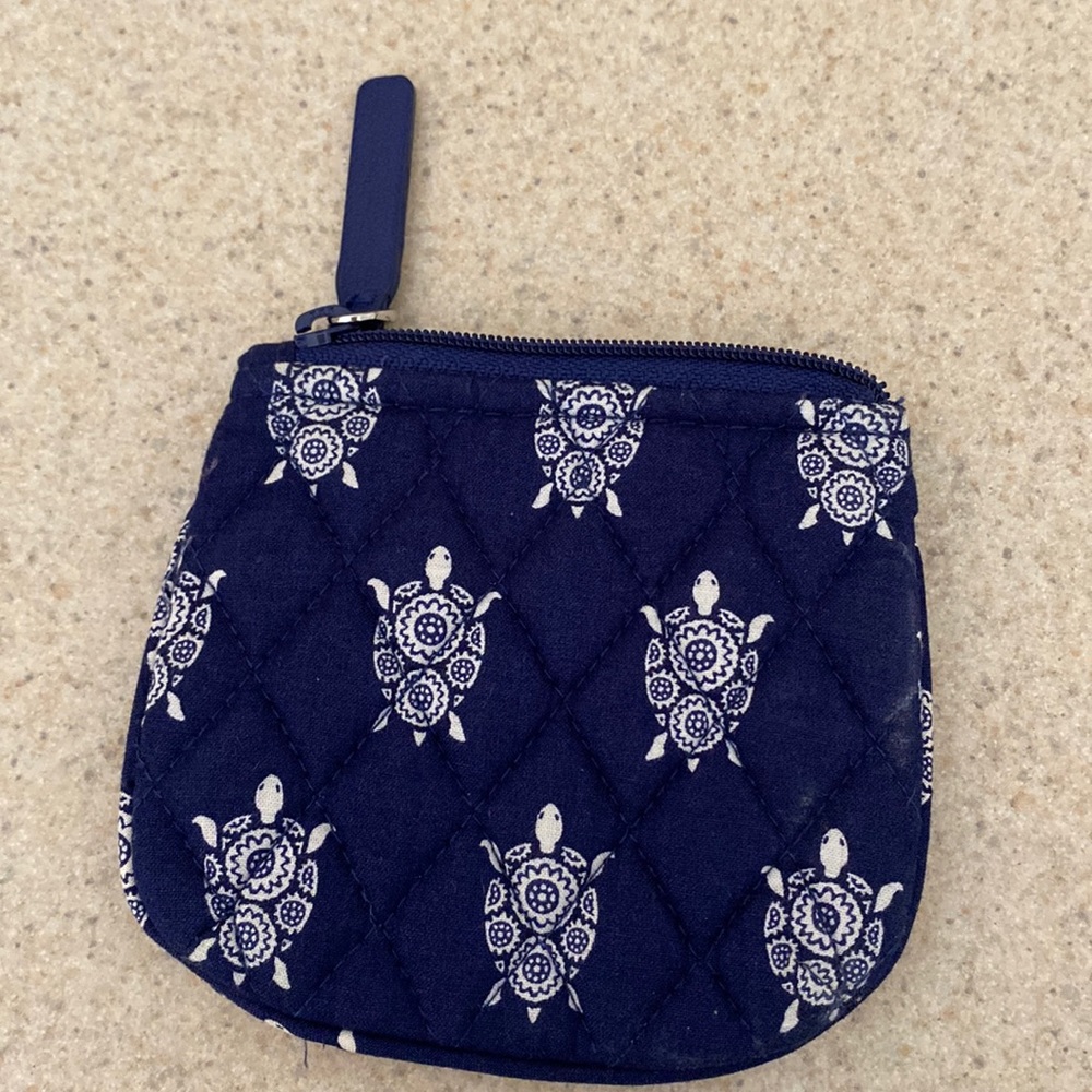 Vera Bradley Turtles small zipper/coin pouch